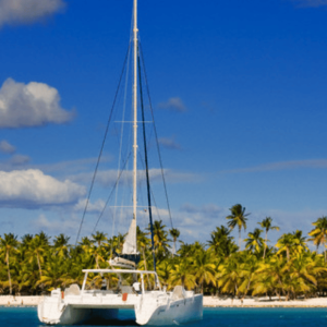 Punta Cana: Saona Island: Celodenní výlet na ostrov Saona s katamaránem a bufetem